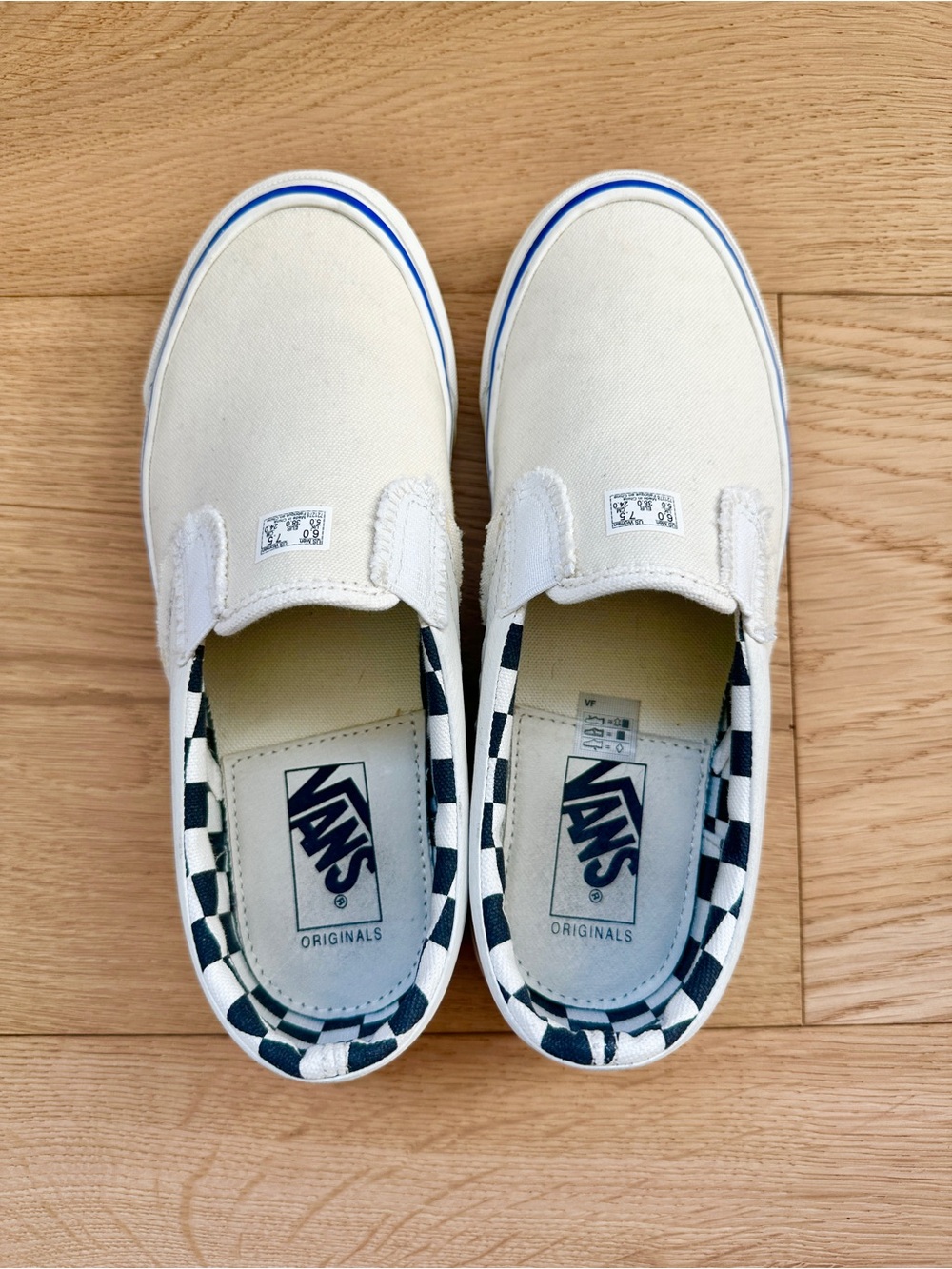 Vans Vault OG Inside Out Classic Checkerboard Slip-On Rare 7.5 - Picture 2 of 8